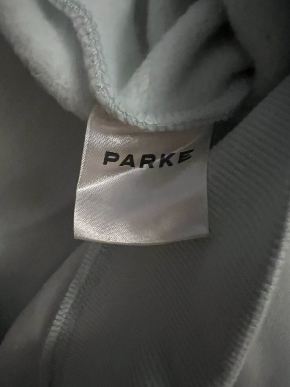 Parke Bridal Varsity Mockneck in Pale Blue Size S/M NEW IN BAG - Picture 5 of 5